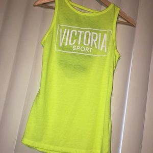 Victoria’s Secret sport neon yellow workout tank